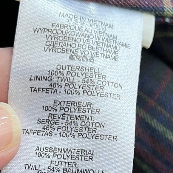 -Burton Dry Ride Gray Flannel Lined Snap Zip Hooded Snow Boarding Vest Small - Picture 9 of 12